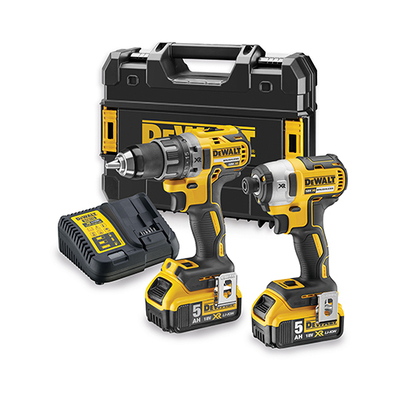 Product Δραπανοκατσάβιδο DeWALT DCK268P2T-QW power screwdriver/impact driver Black,Yellow base image