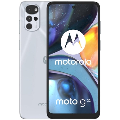 Product Smartphone Motorola moto g22 (6.5") Dual SIM 4G 4GB 64GB White base image