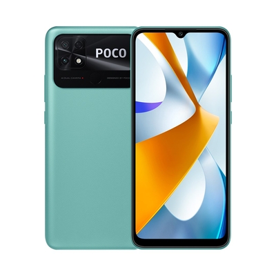 Product Smartphone Xiaomi POCO C40 (6.71") Dual SIM 4G Type-C 3GB 32GB Green base image