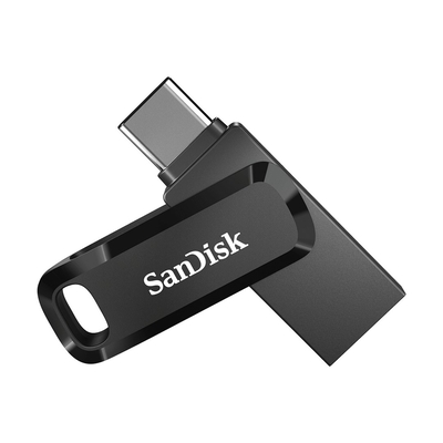 Product USB flash 64GB SanDisk Ultra Dual Go Type-A / Type-C 3.2 Gen 1 (3.1 Gen 1) Black base image
