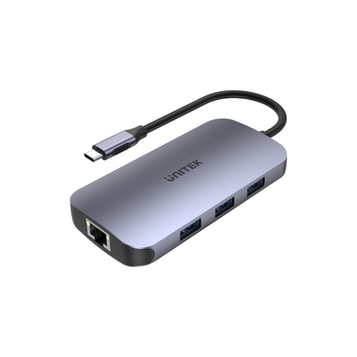 Product USB Hub Unitek D1071A 3.0 SuperSpeed 5 Gb/s Silver base image