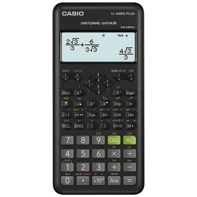 Product Αριθμομηχανή Casio SCIENTIFIC FX-350ESPLUS-2 BLACK, 12-DIGIT DISPLAY base image