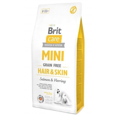 Product Ξηρά Τροφή Σκύλων Brit Care Mini Hair&Skin Salmon&Herring 7 kg base image