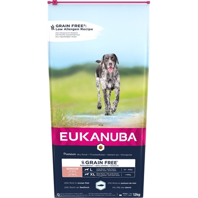 Product Ξηρά Τροφή Σκύλων Eukanuba Grain Free Senior large/giant breed, Ocean fish 12 kg base image