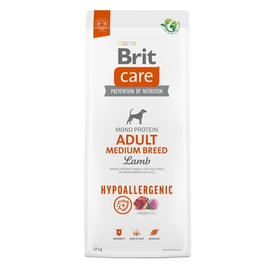 Product Ξηρά Τροφή Σκύλων Brit Care Hypoallergenic Adult Medium Breed Lamb 12 kg base image