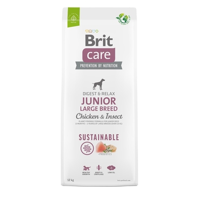 Product Ξηρά Τροφή Σκύλων Brit Care Sustainable Junior Large Breed Chicken & Insect 12 kg base image