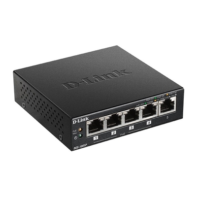 Product Network Switch D-Link DGS-1005P Unmanaged L2 Gigabit (10/100/1000) (PoE) Black base image