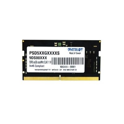 Product Μνήμη RAM Φορητού DDR5 16GB Patriot Signature PSD516G480081S 1 x 16GB 4800 MHz base image