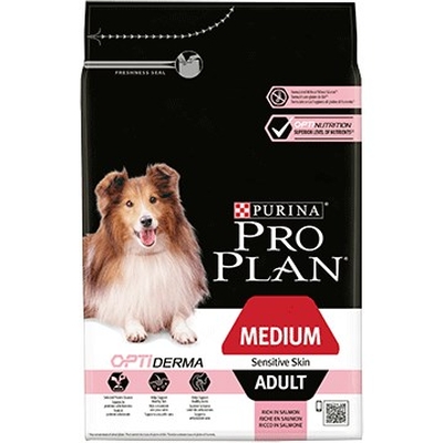 Product Ξηρά Τροφή Σκύλων Purina Medium Adult Sensitive Skin 14 kg Salmon base image