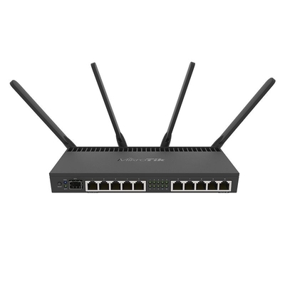 Product Router Mikrotik RB4011iGS+5HacQ2HnD-IN Wireless Gigabit Ethernet Dual-band Black base image