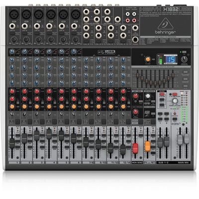 Product Αναλογική Κονσόλα Behringer X1832USB audio mixer 18 channels base image