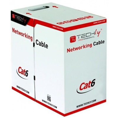 Product Καλώδιο Δικτύου Techly ITP6-UTP-ICH Grey 305 m Cat6 U/UTP (UTP) base image
