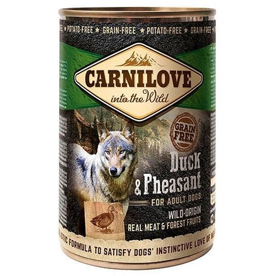Product Υγρή Τροφή Σκύλων Carnilove Into the Wild Duck&Pheasant 400 g base image