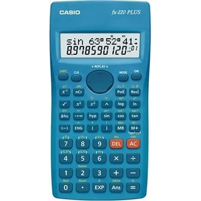 Product Αριθμομηχανή Casio SCIENTIFIC FX-220PLUS-2 BLUE, 12-DIGIT DISPLAY base image