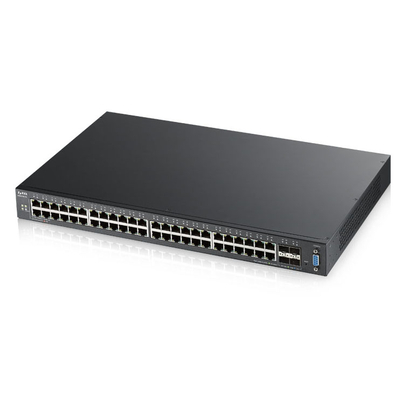 Product Network Switch Zyxel XGS2210-52 Managed L2 Gigabit Ethernet (10/100/1000) 1U Black base image