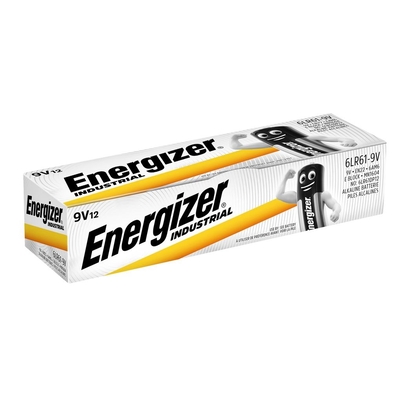 Product Μπαταρίες Αλκαλικές Energizer INDUSTRIAL PRO 6LR61 9V 12 PCS base image