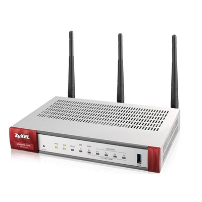 Product Firewall Zyxel USG20W-VPN-EU0101F Dual-band (2.4 GHz / 5 GHz) 4G Grey, Red base image