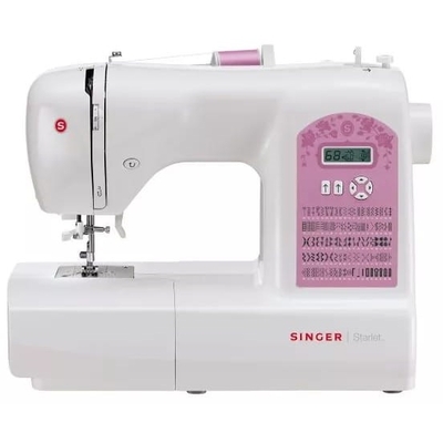 Product Ραπτομηχανή Singer 6699 sewing machine, electronic, white, pink base image