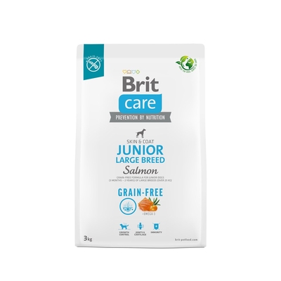 Product Ξηρά Τροφή Σκύλων Brit Care Grain-Free Junior Large salmon 3kg base image