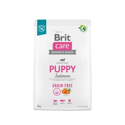 Product Ξηρά Τροφή Σκύλων Brit Care Grain-Free Puppy Salmon 3kg base image