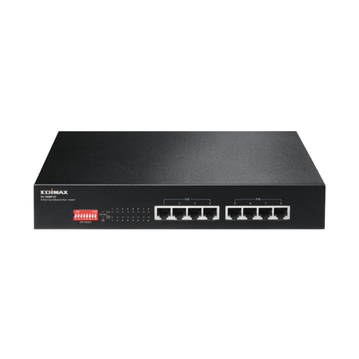 Product Network Switch Edimax ES-1008P V2 Fast Ethernet (10/100) (PoE) Black base image