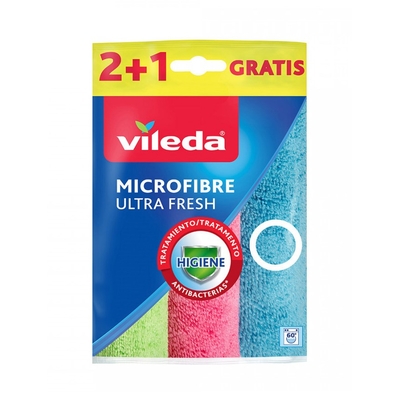 Product Πανάκια Καθαρισμού Vileda Microfibre Ultra Fresh 3 pcs. base image