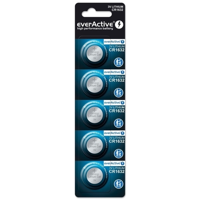 Product Μπαταρίες Λιθίου mini Everactive CR1632 5 pcs. base image