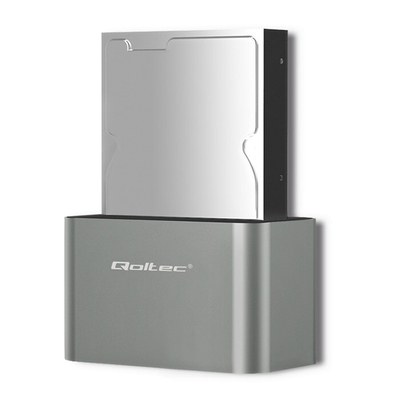 Product HDD Docking Station Qoltec 5315 HDD/SSD | 2.5"/3.5" SATA | USB 3.0 base image