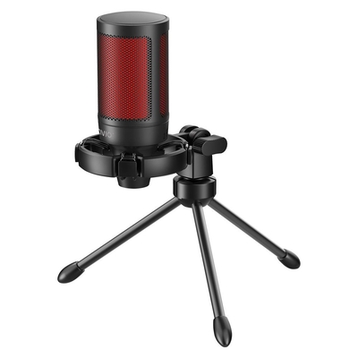 Product Μικρόφωνο Savio wired gaming with backlight, tripod, USB, SONAR PRO base image
