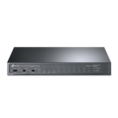 Product Router TP-LINK 8-Port 10/100Mbps + 3-Port Gigabit Desktop Switch with 8-Port PoE+ v2 base image