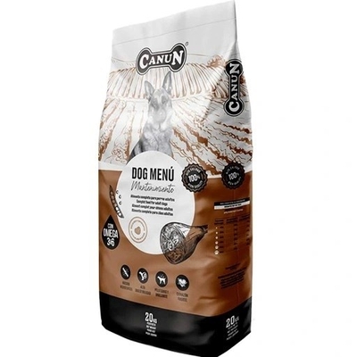 Product Ξηρά Τροφή Σκύλων Canun Menu 20 kg base image