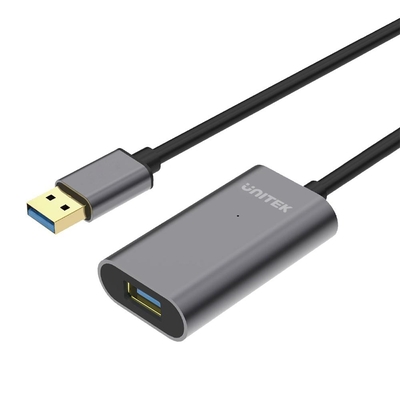 Product Καλώδιo USB Unitek Y-3005 10 m USB 3.2 Gen 1 (3.1 Gen 1) USB A Grey base image