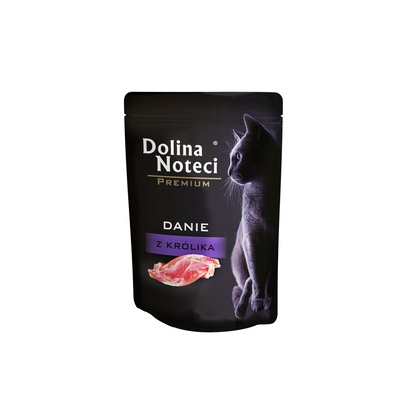 Product Υγρή Τροφή Γάτας Dolina Noteci Rabbit 85g base image