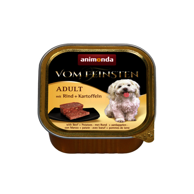 Product Υγρή Τροφή Σκύλων Animonda Vom Feinsten with beef + potatoes Beef, Potato Adult 150 g base image