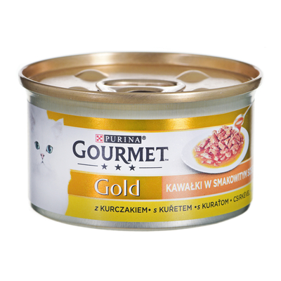 Product Υγρή Τροφή Γάτας GOURMET GOLD Sauce Delights Chicken 85g base image