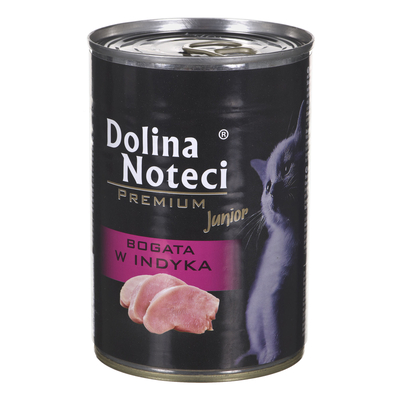 Product Υγρή Τροφή Γάτας DNT Premium cat Junior rich in turkey 400 g base image