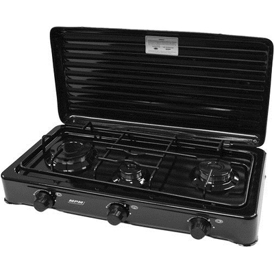 Product Επιτραπέζια Εστία MPM SMILE-KN-03/1KB hob Black Countertop 60 cm Gas 3 zone(s) base image