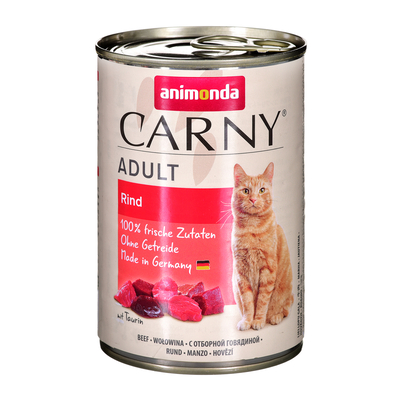 Product Υγρή Τροφή Γάτας Animonda Carny Adult Beef 400 g base image