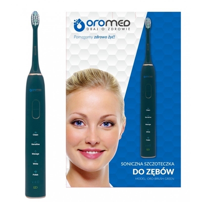 Product Ηλεκτρική Οδοντόβουρτσα Oromed ORO-BRUSH GREEN Adult Sonic base image