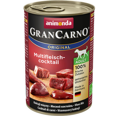 Product Υγρή Τροφή Σκύλων Animonda GranCarno Original Beef, Chicken, Game, Turkey Adult 400 g base image