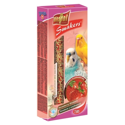 Product Τροφή Πτηνών Vitapol Strawberry Smakers for the budgerigar 2 pcs. base image