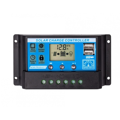 Product Ρυθμιστής Φόρτισης Volt SOL PWM 10A + 2XUSB base image
