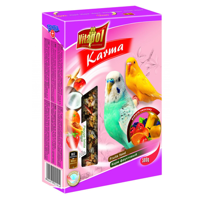 Product Τροφή Πτηνών VITAPOL Fruity for budgerigars 500g base image