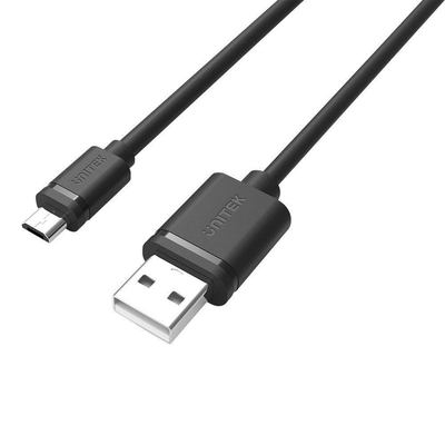 Product Καλώδιο USB UNITEK Y-C434GBK 1.5 m 2.0 A Micro-B Black base image