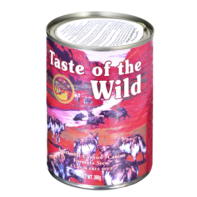 Product Υγρή Τροφή Σκύλων Taste of The Wild Southwest Canyon Canine 390g base image