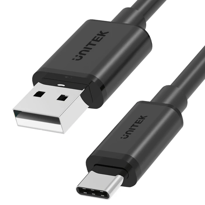 Καλώδιο USB UNITEK USB-A to USB-C 50CM, Y-C481BK BLACK