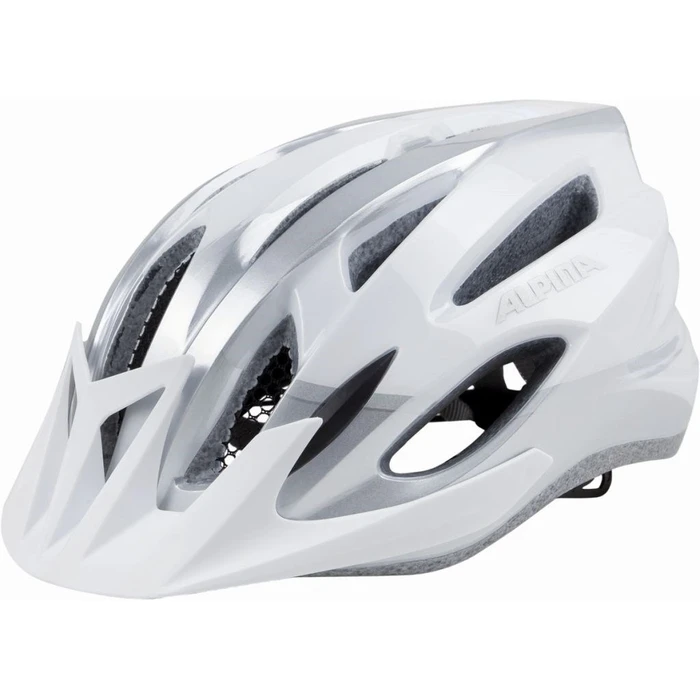 Κράνος Ποδηλάτου Alpina MTB17 White & Silver 54-58