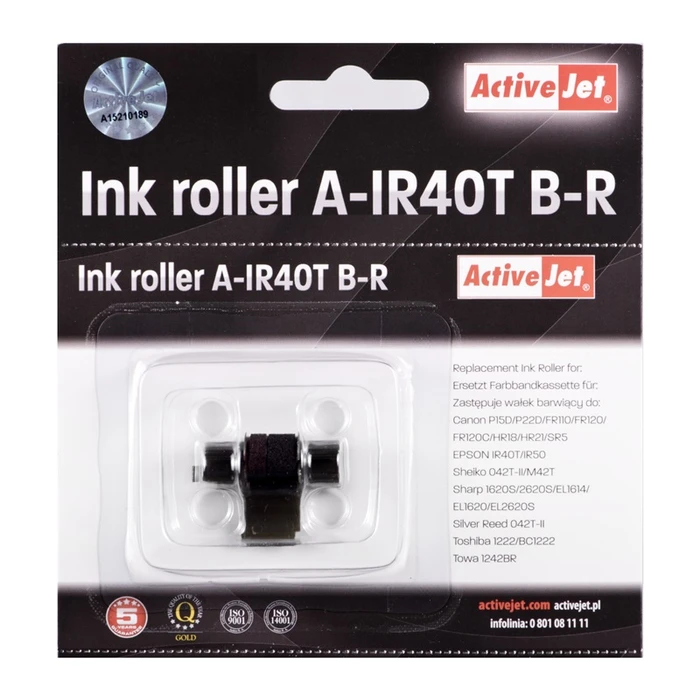 Ταμπόν αριθμομηχανής Activejet set of ink rollers A-IR40T B-R (replacement for Epson IR40T)