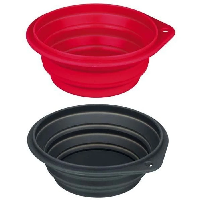 Trixie Travel Bowl, silicone, foldable 2 l/22 cm diameter