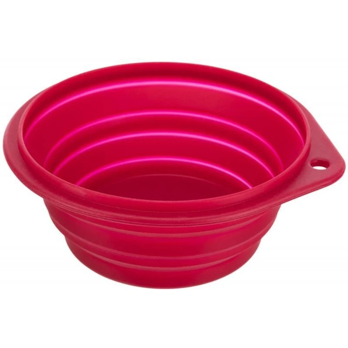 Trixie Travel Bowl, silicone, foldable 2 l/22 cm diameter
